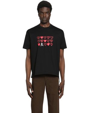 MASTERMIND WORLD Puffed Heart Tee - Black