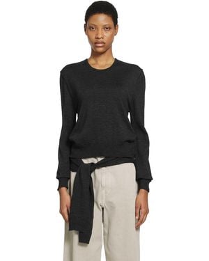 Lemaire Trompe L'Oeil Jumper - Black