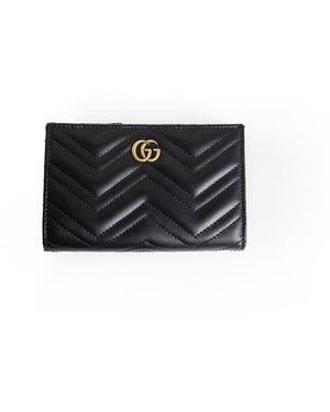 Gucci Gg Marmont Wallet - Black