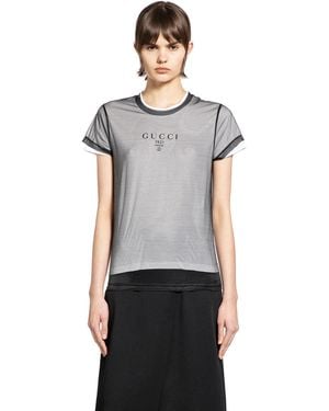 Gucci Double Layered Jersey T-Shirt - Grey