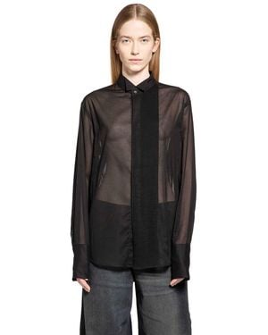 6397 Micro Pleat Formal Shirt - Black