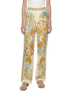Versace Underwater Barroco Trousers - Yellow