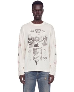 Enfants Riches Deprimes Cherry Mock Neck Ls T-Shirt - White