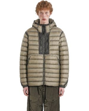 C.P. Company D.D. Shell Hooded Lens Down Jacket - Green