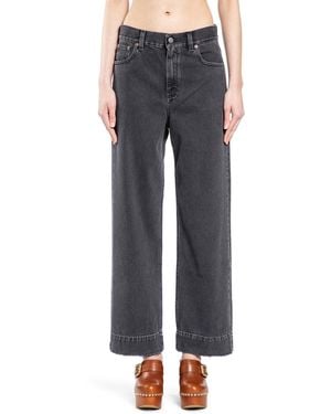 Chloé High-Rise Cropped Jeans - Blue