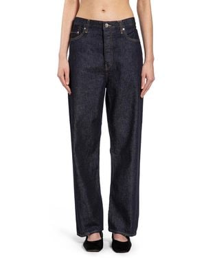 TOTEME Twisted Seam Full Length Jeans - Blue