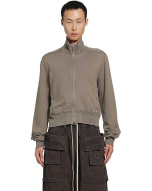Rick Owens Tower Rev Track Jkt - Brown