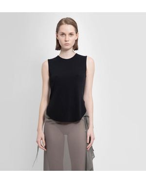 Ann Demeulemeester Emy Tank Top - Black