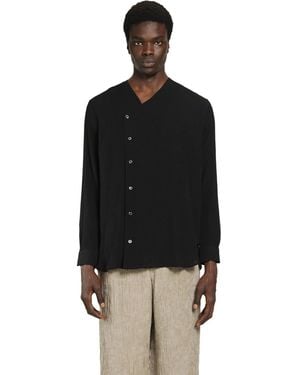 Emporio Armani Asymmetric Shirt - Black