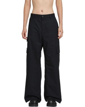 Balenciaga Straight Cargo Pants - Black
