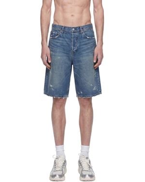 Ssstein Baggy Denim Shorts - Blue