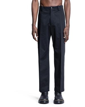 Moncler Genius Frgmt Collaboration Cotton Gabardine Trousers - Blue