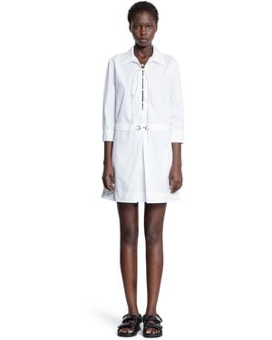 Gucci Cotton Poplin Horsebit Shirt Dress - White