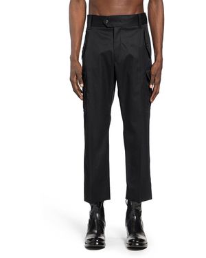 McQueen Sailor Cargo Trousers - Black