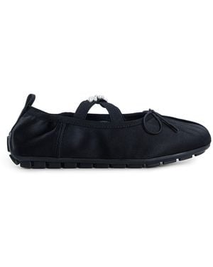 24PF new/Simone Rocha クロシェ編みバレエフラット Flat Black Heart Toe Ballerinas - Simone Rocha - Leather - Black