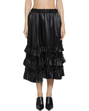 Noir Kei Ninomiya Layered Skirt - Black