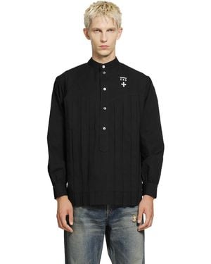 Enfants Riches Deprimes Point De Croix Chemise - Black