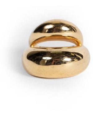 Panconesi Double Blow Up Ring - Metallic