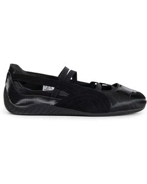 PUMA Speedcat Satin Ballet Sneakers - Black