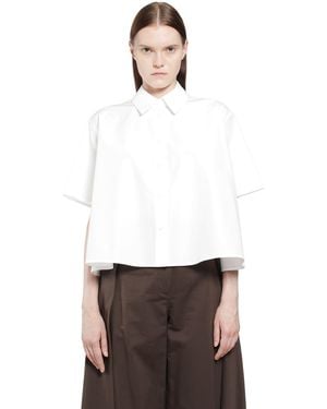 Loewe Short Sleeve Trapeze Shirt - White