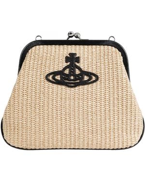 Vivienne Westwood Woven Clutch - Natural