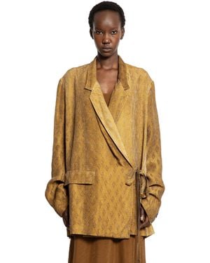 Uma Wang Khloe Jacquard Jacket - Metallic