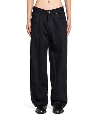 Studio Nicholson Crinkle Jeans - Black