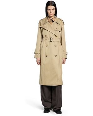 Burberry Long Castleford Trench Coat - Metallic
