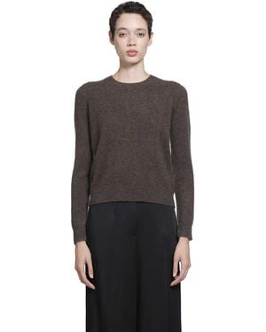 Max Mara Yak Yarn Crewneck Sweater - Gray