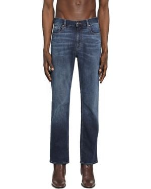 Emporio Armani J76 Straight-Leg Jeans - Blue