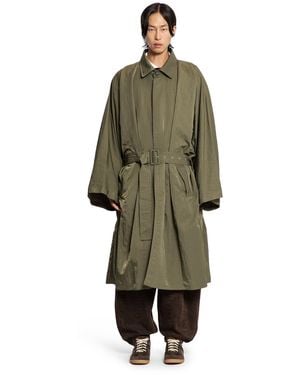 Hed Mayner Nylon Coat - Green