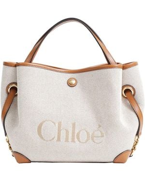 Chloé Small Double Carry Bag - White