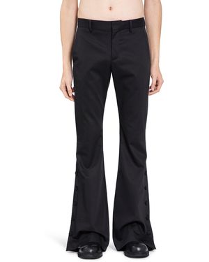 Ann Demeulemeester Vald Slim Fit Bootcut Trousers - Blue