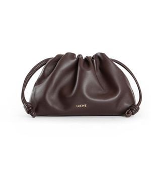 Loewe Medium Flamenco Purse - Brown