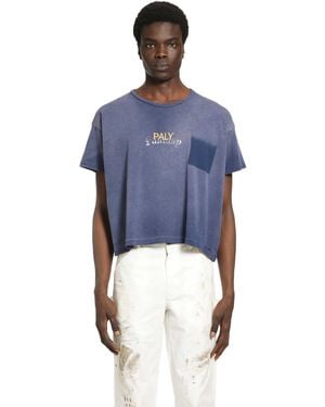 Paly Hollywood Core Logo T-Shirt - Blue