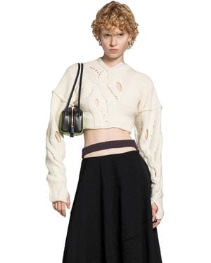 Halo Cables Crop Top - Black