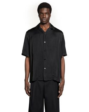 Jil Sander Fluid Viscose Shirt - Black
