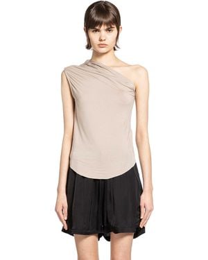 Thom Krom One-Shoulder Top - Gray