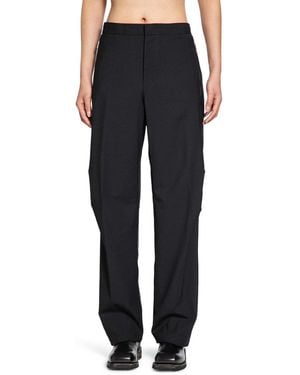 Laminar Twisted Tailored Trousers - Black