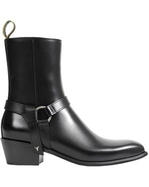 Fendi Double O Ankle Boots - Black