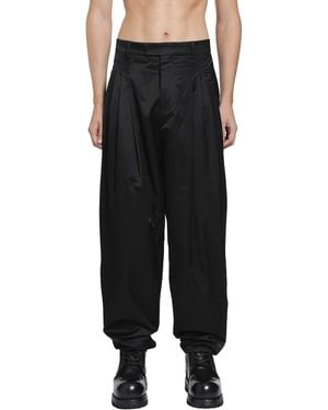 NVL-GARDE Pleated Harem Trousers - Black