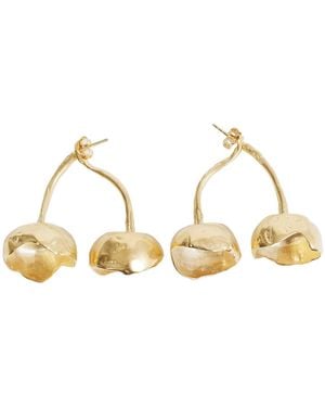SIMUERO Cerezas Earrings - Metallic