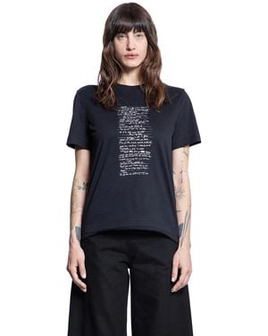 Moncler Genius Maglietta Stampata - Black
