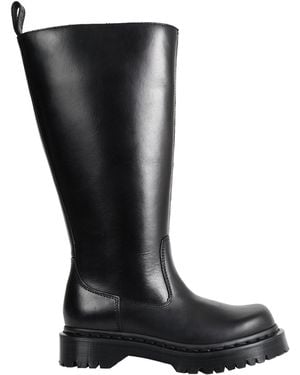 Dr. Martens Rejina Hi Old Harness Leather Boots - Black