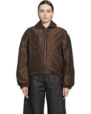 Lemaire Water-Repellent Quilted Blouson - Brown