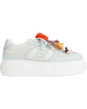 Fendi Match Sneakers - White