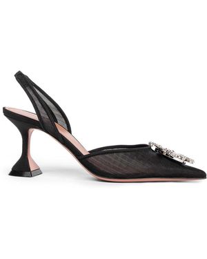 AMINA MUADDI Begum Sling 70 Court Shoes - Black