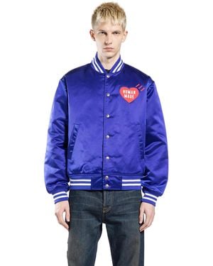 Human Made Nylon Stadium Jacket - Blue