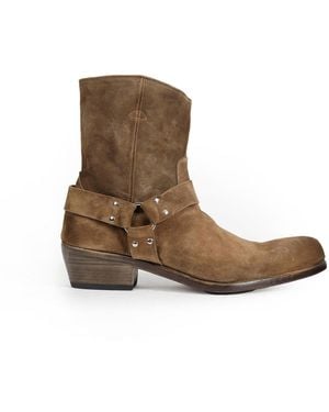 Premiata Suede Ankle Boots - Brown