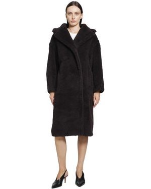 Max Mara Teddy Bear Icon Coat - Black